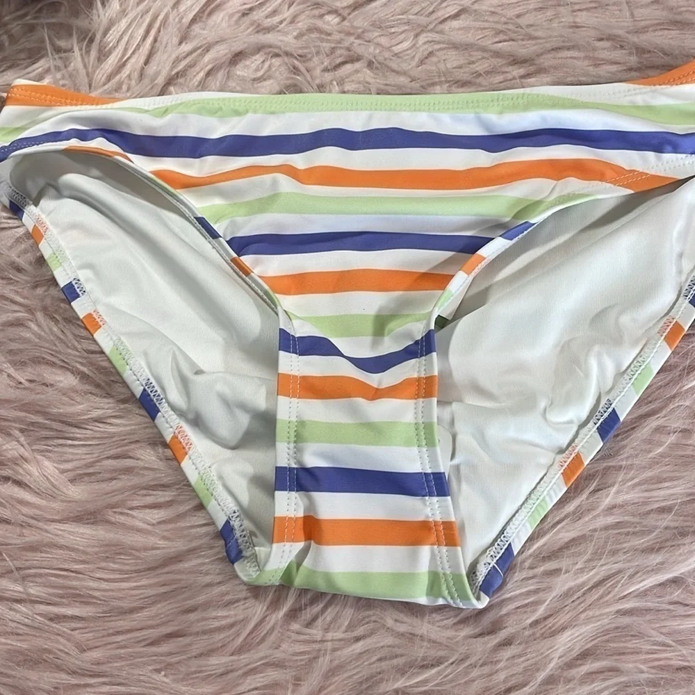 NWT Andie Nautical Pastel Springtime Swim Bikini Bottoms